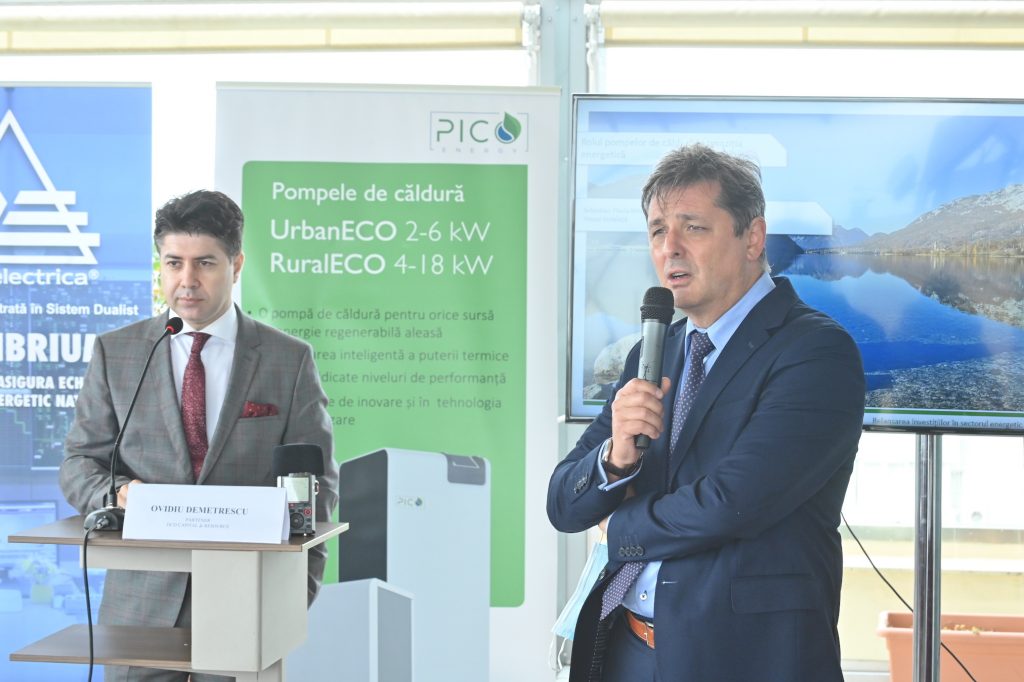 Ovidiu DEMETRESCU la Relansarea investițiilor în sectorul energetic Rolul pompelor de căldură în tranziția energetică Pompe de căldură M-TEC